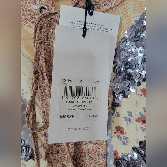 Coach Keith Haring cottagecore Patchwork Quilt Dress - Picture 10 of 16